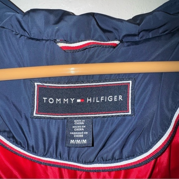 Tommy Hilfiger Navy Puffer Jacket Women’s Size Medium - Picture 9 of 12